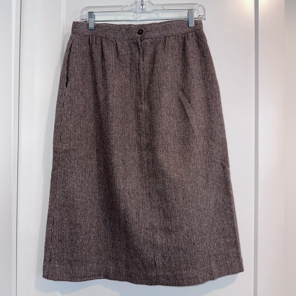 Grand Tier Vintage Wool Blend Pencil Skirt Size 12 - Picture 2 of 7